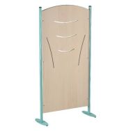 Claustra Tiges 80 x 160 cm stratifié MDF érable - lagon 6027