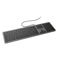 Clavier filaire Slim gris - Mobility Lab
