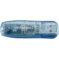 Clé USB 2.0 Rainbow Line - 4Go Bleu INTENSO