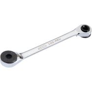 Clé coudee magnetique porte-embouts 1/4'' 5/16'' Réf: 105-PEV