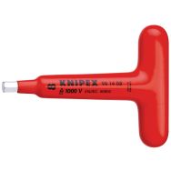 Clé mâle avec poignée en T isolée 1000V - KNIPEX