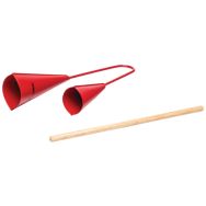Cloche bresilienne petite rouge-Fuzeau