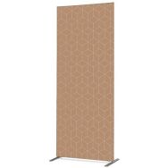 Cloison Deco En Tissu Hexagone Beige - Showdown Displays