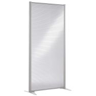 Cloison H 180 x l 81 cm Polycarbonate Structure Argent