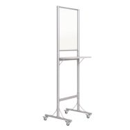 Cloison de protection acrylique avec table H.190 cm
