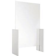 Cloison de protection en verre trempé modulable