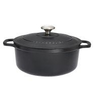 Cocotte en fonte ronde 18 cm Noire - Sublime - CHASSEUR