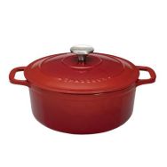 Cocotte en fonte ronde 24 cm Rubis - Sublime - CHASSEUR