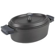 Cocotte ovale 31 cm Noir - Fundicion - Lacor