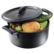 Cocotte ronde avec couvercle ø10 cm noir-Belle Cuisine-Revol
