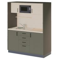 Coffeebox 150 Vert Eucalyptus/Chêne Vicenza