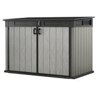 Coffre de jardin BROSSIUM 2020 L résine - gris