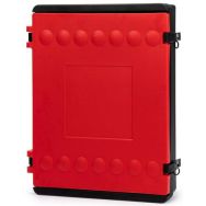 Coffre stockage tuyaux à incendie - Coffre Ria - Noir/Rouge