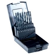 Coffret 19 forets cylindriques HSS laminés - Manutan