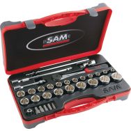 Coffret 1/2'' de 32 outils 12 pans en mm_75-S32