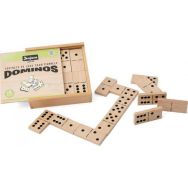 Coffret 28 grands dominos en bois
