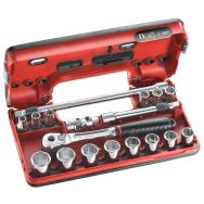 Coffret 3/8'' Detection Box métriques - 6 pans