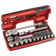 Coffret DBOX douilles 1/2'' 6 pans métriques - S.161DBOX1