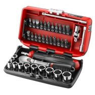 Coffret Nano cliquet + douilles 1/4'' 6 pans OGVGRIP