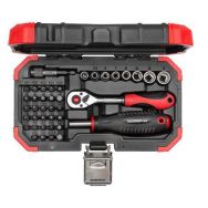 Coffret d'embouts tournevis 1/4'' avec cliquet 40pcs