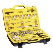 Coffret d'outils 1/4'' + 1/2'' Fatmax - 81 pcs - STANLEY