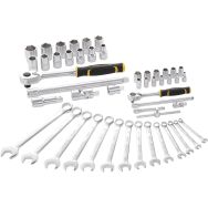 Coffret d'outils 1/4'' + 1/2'' + clés mixtes -50 pcs - STANLEY