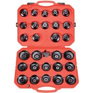 Coffret de 30 clés ''cloche'' pour filtres à huile