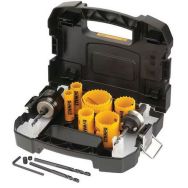 Coffret de scie cloche DT90355-QZ - 7 pièces