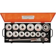 Coffret douilles 12 pans 1" pouces coffret métal