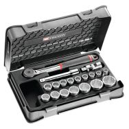 Coffret douilles 1/2'' 12 pans métriques - S.161-2P12