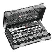 Coffret douilles 1/2'' 6 pans métriques - SL.171-3P6