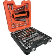 Coffret douilles 1/4"-3/8"-1/2" entrainement carré 6 pans