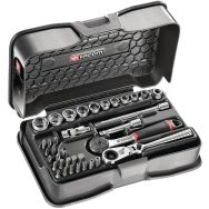 Coffret douilles 1/4' 6 pans 37 pièces - Facom