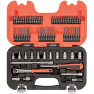 Coffret douilles 1/4" entrainement carré 6 pans métrique