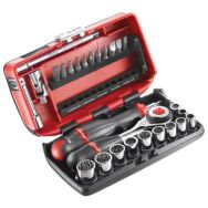 Coffret douilles 1/4'' nano en pouces