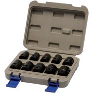 Coffret douilles à chocs 1/2" 10 pièces boîte plastique