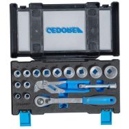 Coffret douilles avec pince clé 18pcs 19 DMU 183