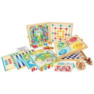 Coffret en bois 150 jeux de société