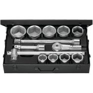 Coffret en tôle dim. (L. x P. x H.) : 568 x 344 x 123 mm