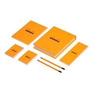 Coffret l'essentiel orange 5x5 (4 blocs 5x5 + 2 crayons)
