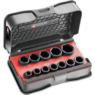 Coffret mousse 12 douilles impact courtes dans MBOX S