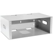 Coffret mural pivotant 19'' 4U profondeur 300 mm (gris)