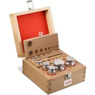 Coffret poids 1g-200g bois OIML F1