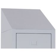 Coiffe inclinée vestiaire 1 à 4 colonnes - Manutan Expert