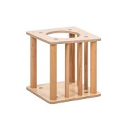 Coin de cube rampant avec 8 barres