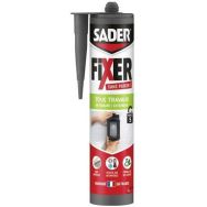 Colle fixer sans percer tous travaux - 445g - Blanc -ni