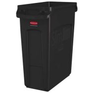 Collecteur Slim Jim avec aération - Brun - 60L - Rubbermaid