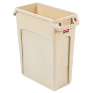 Collecteur Slim Jim avec conduits d'aération 60 L Rubbermaid