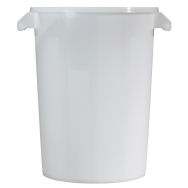 Collecteur alimentaire sans couvercle 100 L Blanc