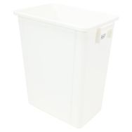 Collecteur de tri 40 L - blanc - Manutan Expert